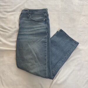 Madewell The Perfect Vintage Straight Jeans Women's Blue Size 32 EUC